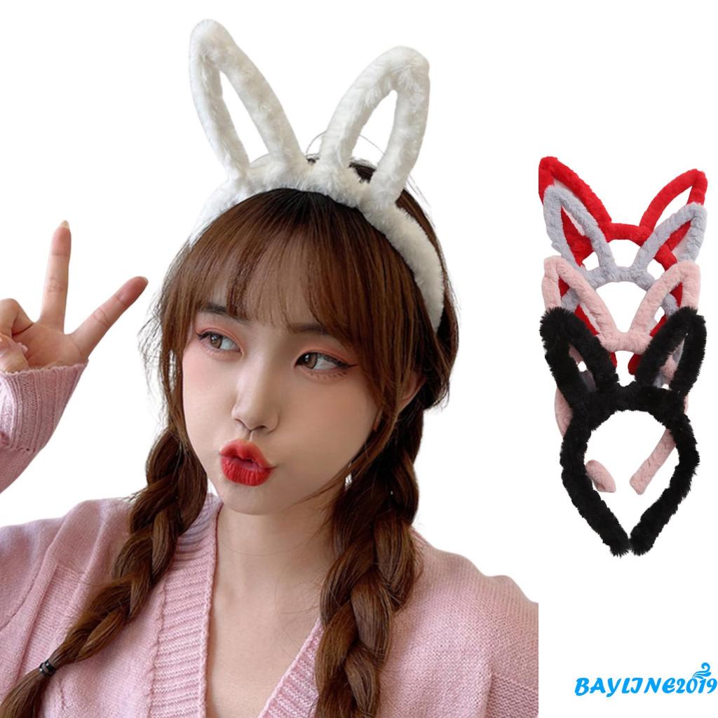 Băng đô tai thỏ nhồi bông hóa trang lễ Phục Sinh dễ thương