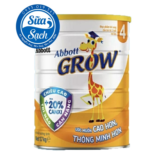 Sữa Bột Abbott Grow 4 G-Power Hương Vani 900g/1.7kg date mới