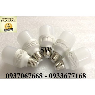 Bóng đèn led búp trụ 5w ánh sáng trắng