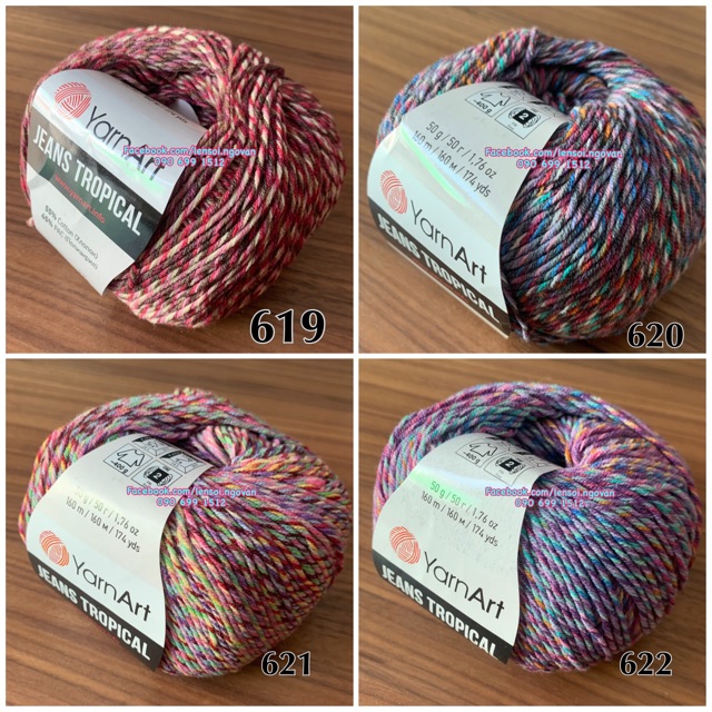 Len YarnArt JEANS TROPICAL (50gr)