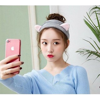 Băng đô hình tai Mèo dễ thương nhung mềm mịn