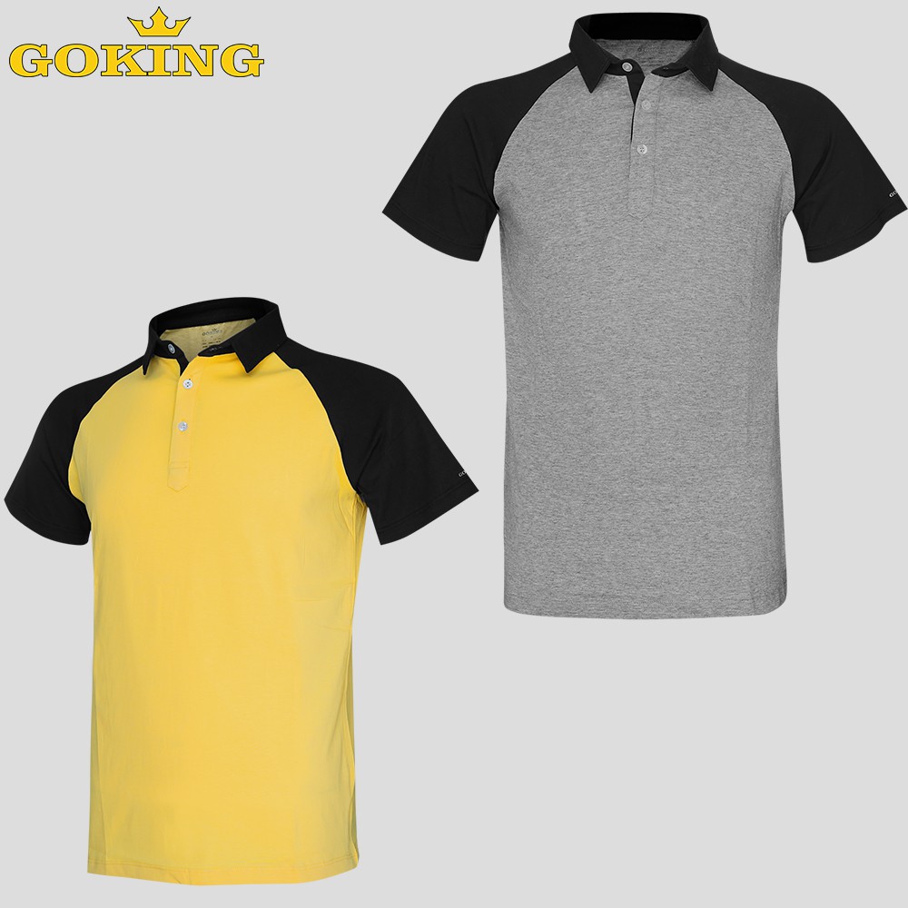 Combo 2 Áo thun polo thoát nhiệt Nhật Bản GOKING cổ bẻ, siêu thoáng mát, thấm hút mồ hôi vượt trội, đánh bay cơn nóng