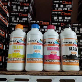 Bộ 4 màu Mực Canon Dye uv inksun 500ml