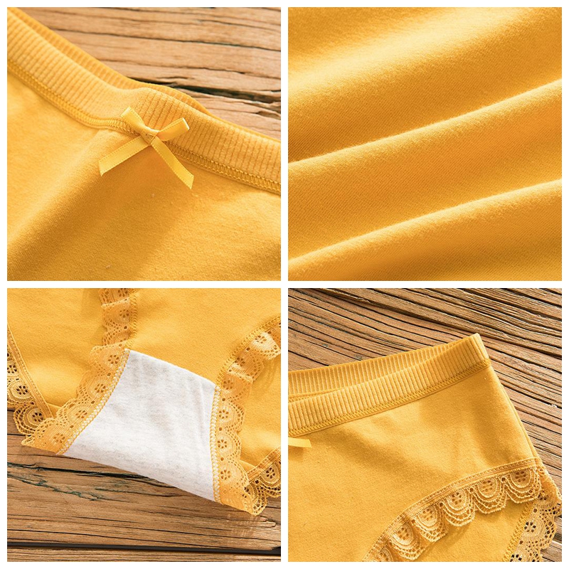 Quần Lót Cotton Lưng Vừa Màu Trơn Xinh Xắn Cho Nữ | BigBuy360 - bigbuy360.vn