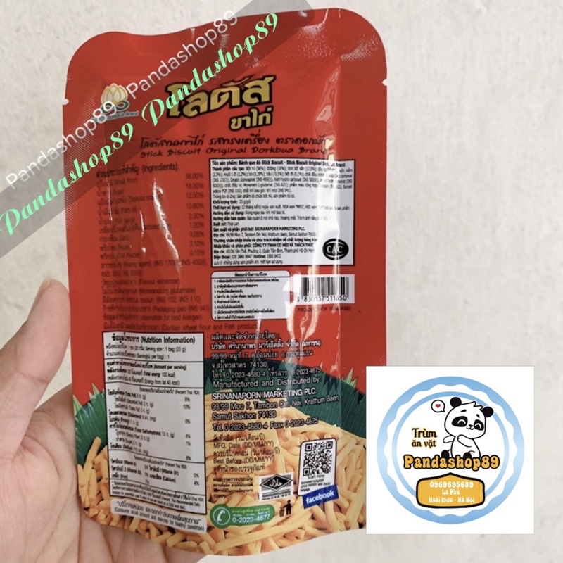 Tăm que Stick Biscuit Thái Lan