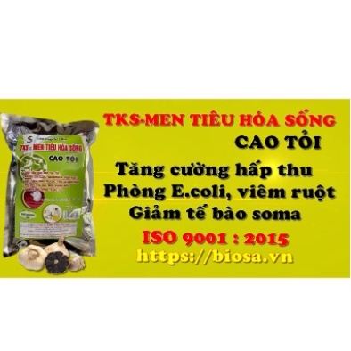 Men Cao Tỏi: phòng và điều trị không tiêu,tiêu chảy chó,mèo,gà,vịt 100g