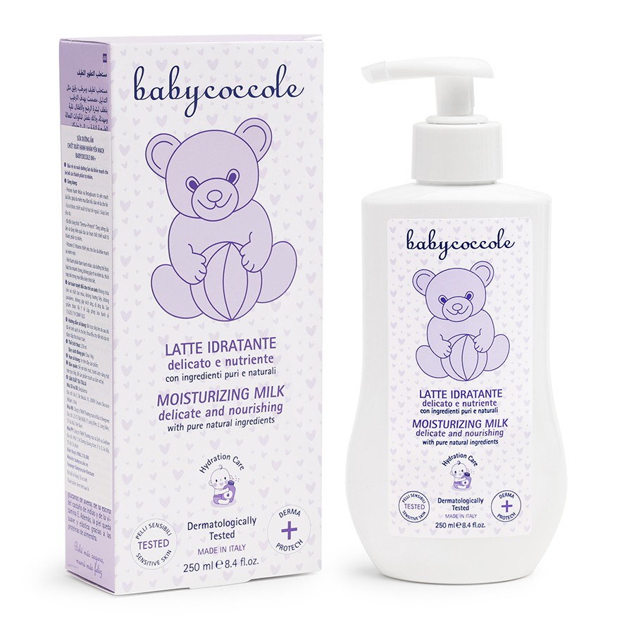 BABYCOCCOLE - Sữa dưỡng thể cấp ẩm chiết xuất hạnh nhân Babycoccole 250ml