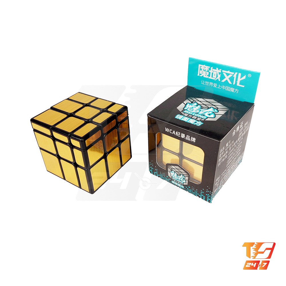 Khối Rubik 3x3 Biến Thể Vàng MoYu MeiLong Mirror - Đồ Chơi Rubic Gương 3 Tầng 3x3x3