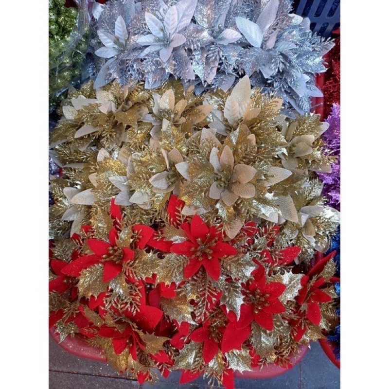 Hoa Nhũ Trang Trí Giỏ quà,Tháp oản