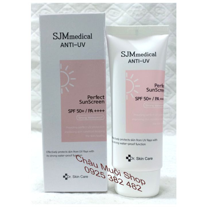 Kem Chống Nắng Trắng Da SJM Medical Anti –UV Sun Cream -  Perfect Sun Screen SPF 50+/PA++++