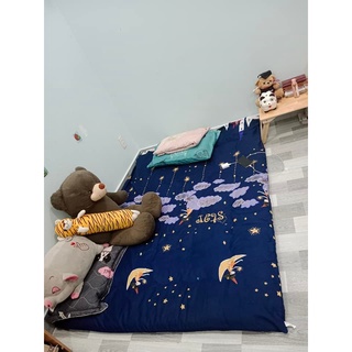 Áo bọc nệm topper 2 mặt có khóa kéo, kích thước 1mx2m, 1m4x2m, 1m6x2m, 1m8x2m dùng cho nệm dày 3-7cm