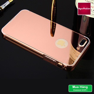Ốp lưng Iphone 7 Plus Tráng Gương màu hồng