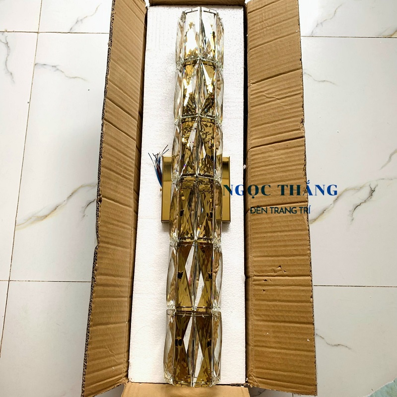 Đèn treo tường ốp tường pha lê cao cấp trang trí trong nhà cầu thang Led 18W 220V GT3029 Ngọc Thắng