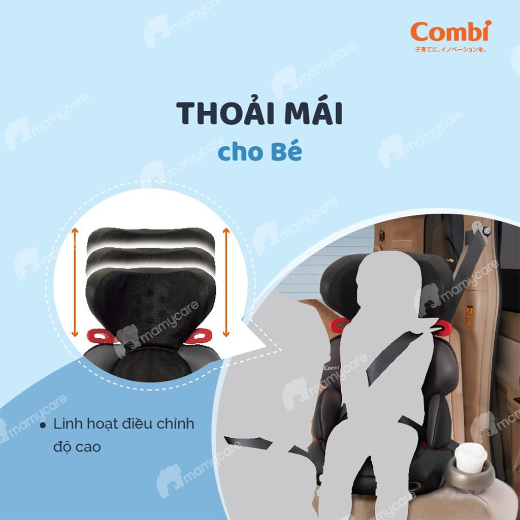 Ghế ngồi ô tô trẻ em Combi Joykids Mover bảo vệ bé an toàn - MAMYCARE