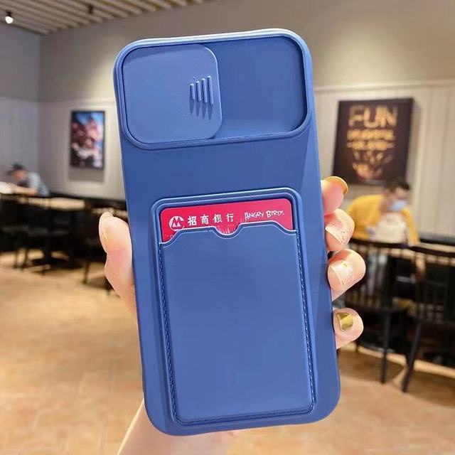 iPhone 13 Pro Max Ốp Điện Thoại Bảo Vệ Máy Ảnh Có Ngăn Đựng Thẻ Cho Iphone 12 Pro Max