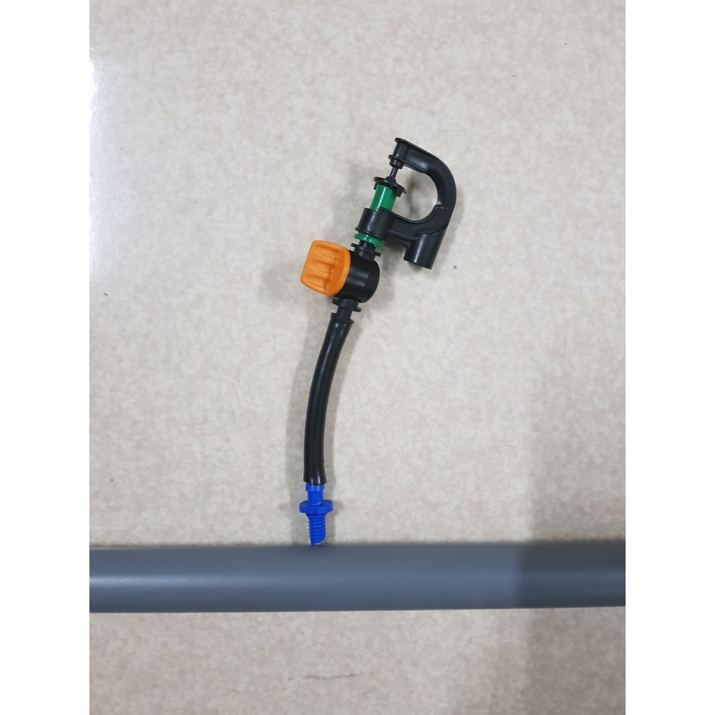 Combo 10 Khởi thủy ống LDPE 5/7mm - 1 đầu ren, 1 đầu gài