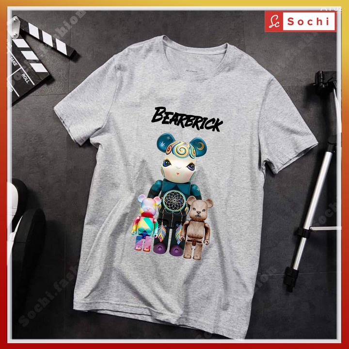 Áo cộc tay nam nữ Gấu Brick phong cách Hàn Quốc thời trang cao cấp CZ643