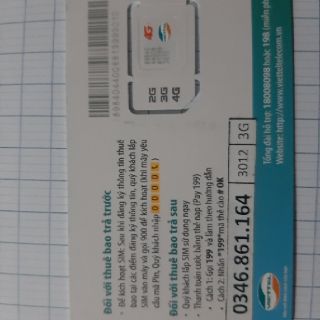Sim Viettel V90 - Bảo hành 12 tháng