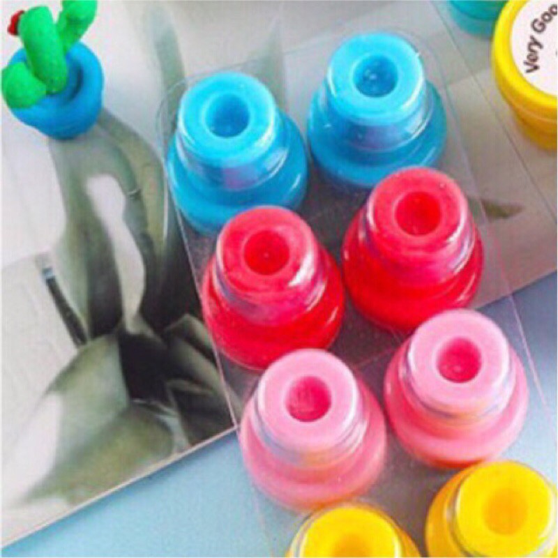 Đồ chơi con dấu in hình hoa quả - con vật - elsa- peppa ngộ nghĩnh