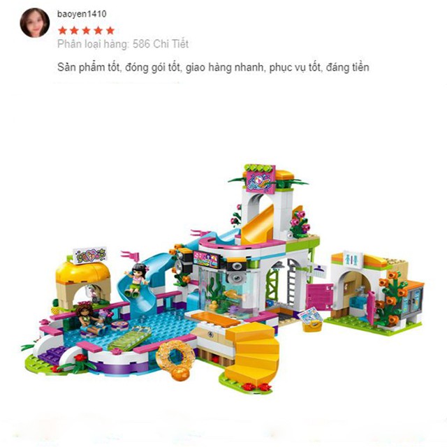 Đồ Chơi Xếp Hình Lâu Đài Công Chúa 690+ Mảnh Ghép [FREESHIP❤️] Nhựa ABS Thân Thiện Cho Bé