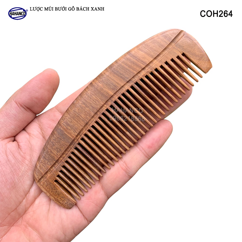 Lược múi bưởi gỗ Thơm (Size: M -14cm) có thể bỏ túi mang theo người - COH264