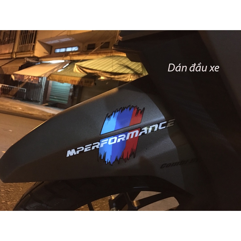 Tem xe máy decal đẹp nổi bật, chống nước, dễ dán
