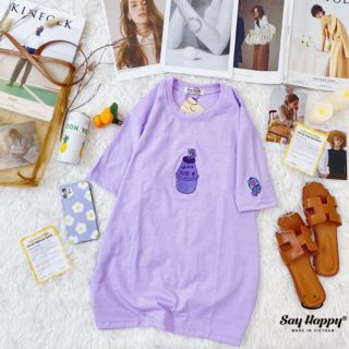 Áo thêu hình sữa chua - ẢNH THẬT