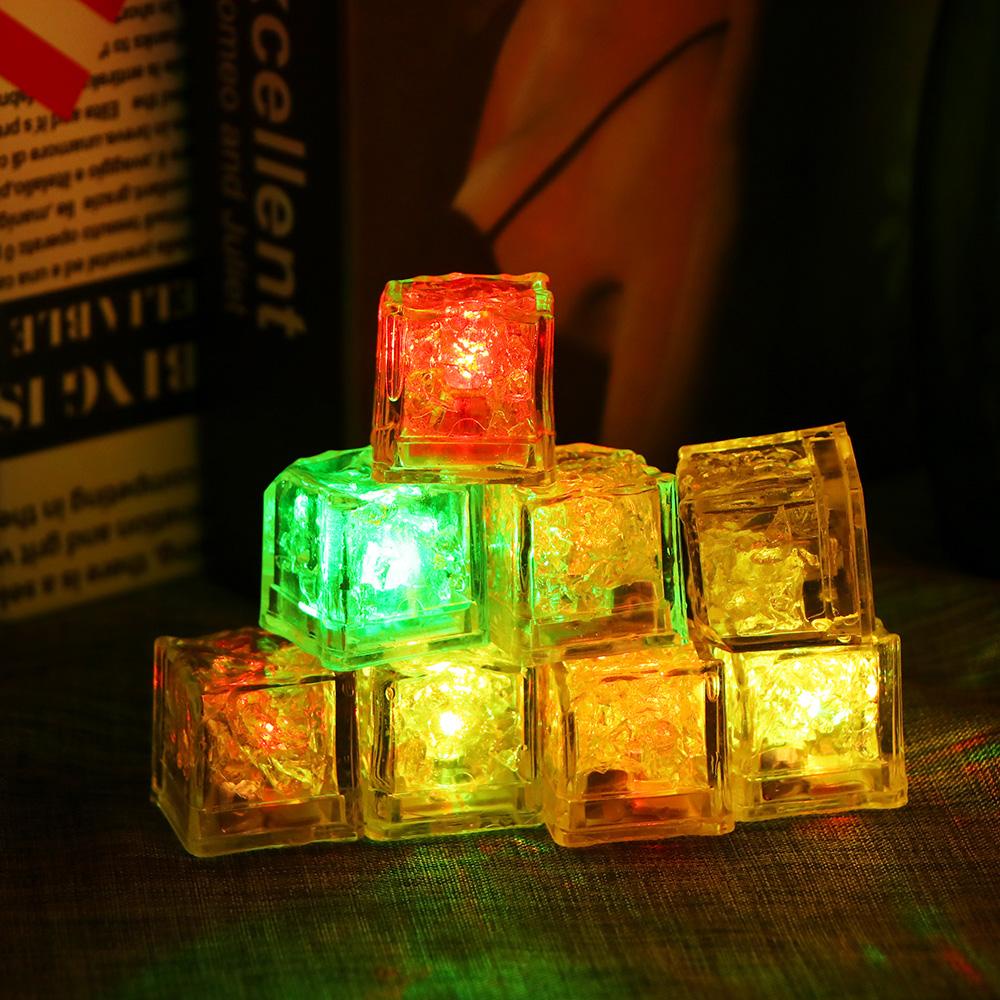 Đá Viên Có Đèn LED Phát Sáng Trang Trí Giáng Sinh Độc Đáo