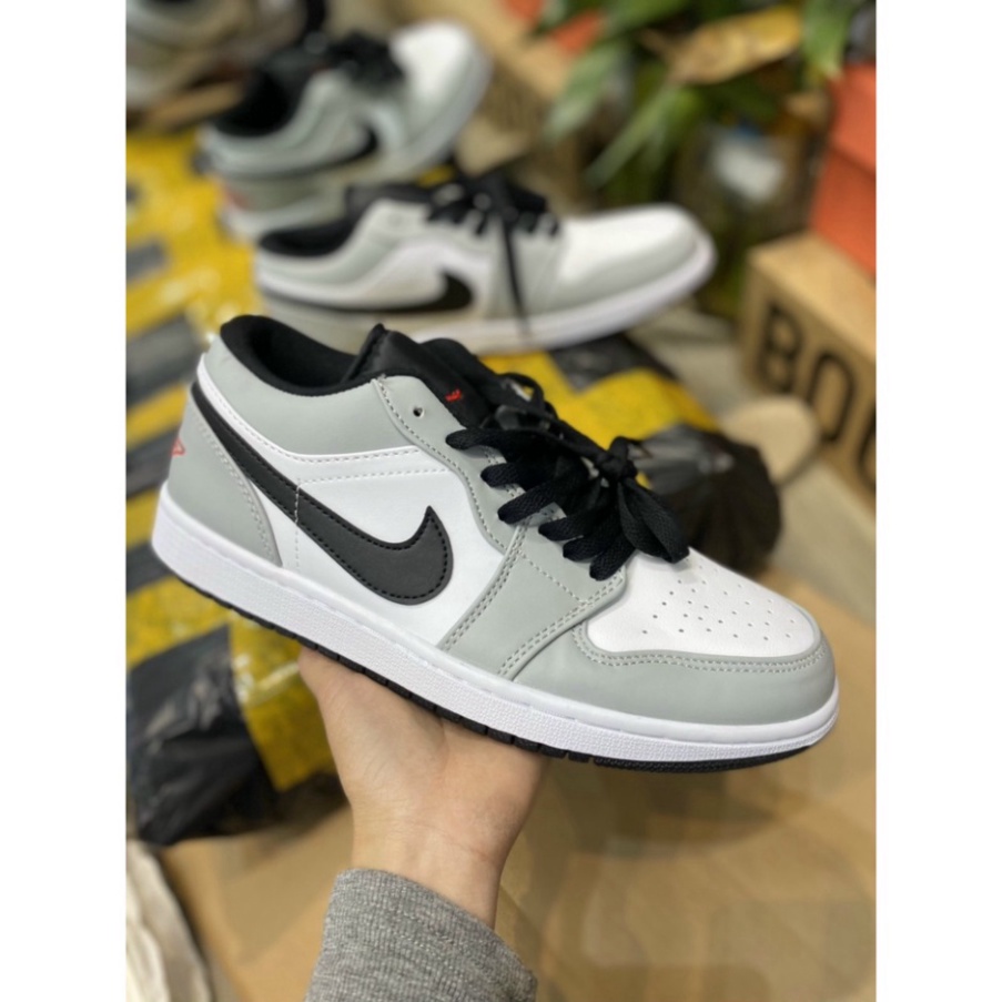 [FREE SHIP] [FREE SHIP] Giày Thể Thao JORDAN 1 low màu xám , giày sneaker jodan jd 1 xám chỉ đỏ thấp cổ , giày thể thao | WebRaoVat - webraovat.net.vn