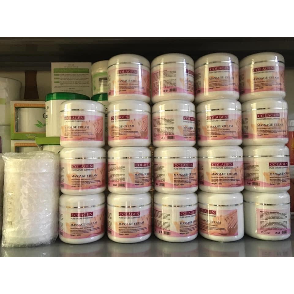 Kem massage Collagen thơm dịu, hũ 500g