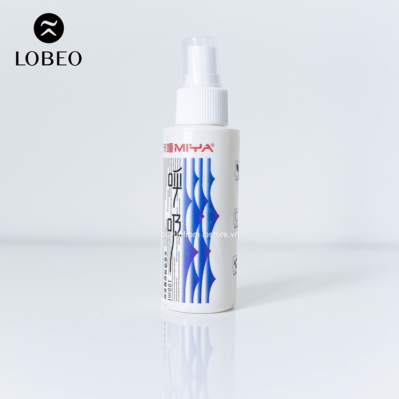 [Lỗ Store] Xịt bảo quản màu gouache Miya 200ml