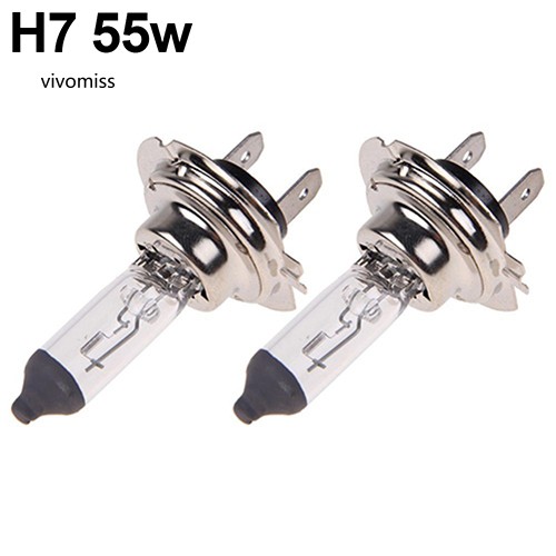 VVMS♥2Pcs H1/H4/H7 55W/100W Xenon Gas Halogen Headlight White Lamps 12V 5000K Bulbs