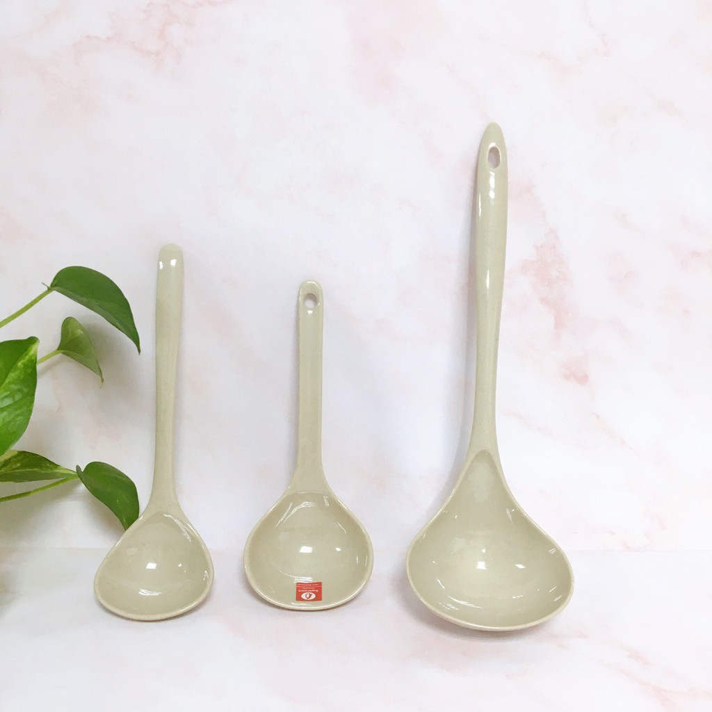 Muôi Cơm Muôi Canh SUPERWARE Nhựa Phíp 100% Melamine Nâu Đá - Stone