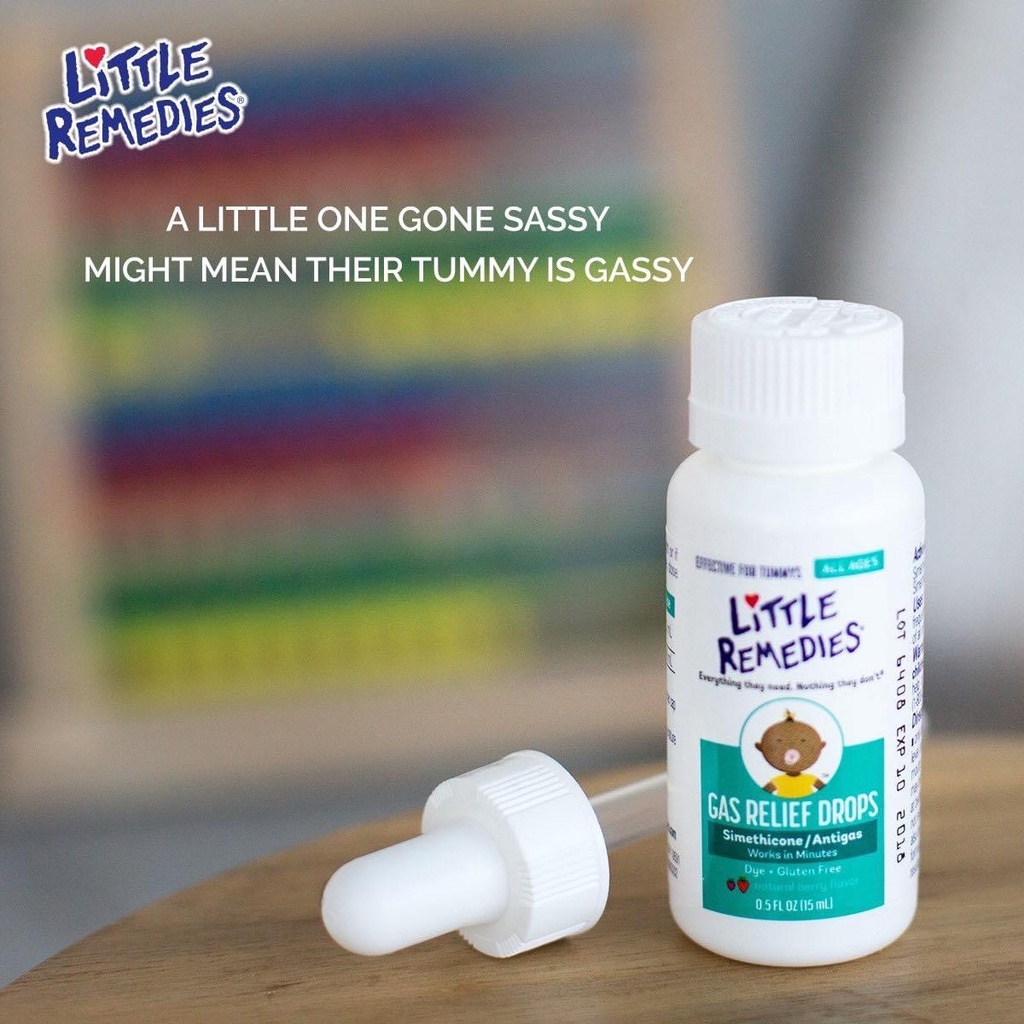 Tiêu ga cho bé từ sơ sinh, chống đầy hơi đau bụng - Little Remedies Gas Relief Drop