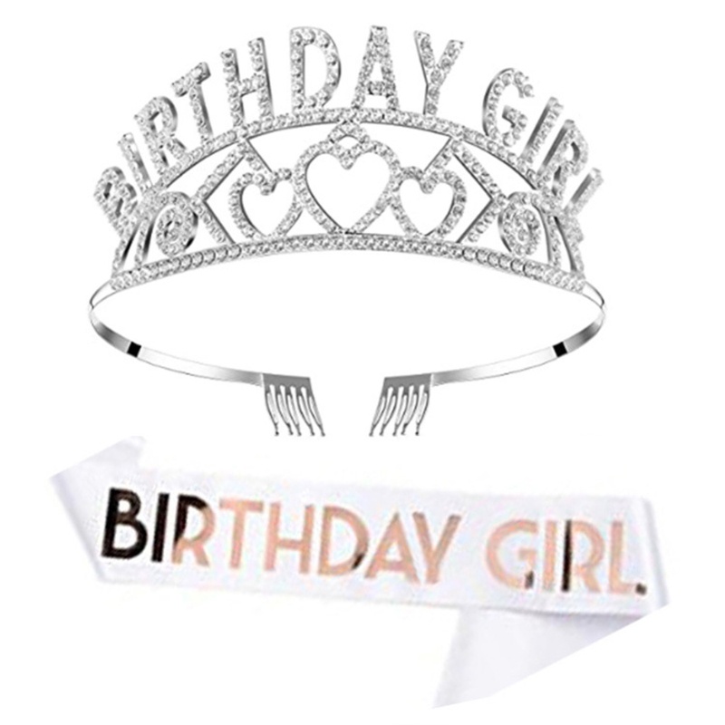 Flgo Băng Đô Đính Đá Hình Vương Miện Dự Tiệc Sinh Nhật Cho Nữ
