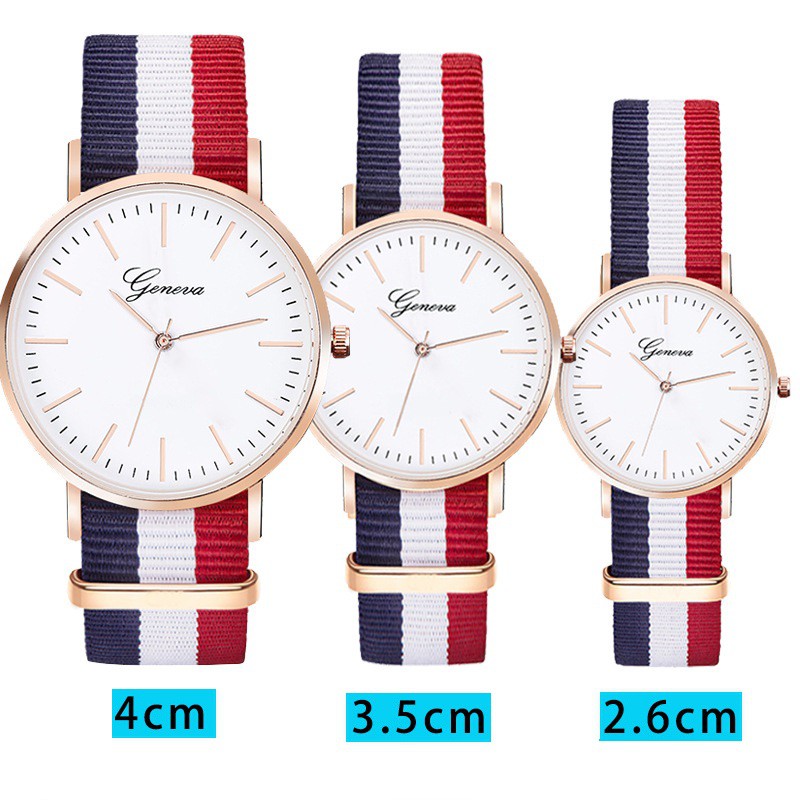 Đồng hồ thời trang Unisex dây vải nato Geneva PKHRGE058 (35 mm)