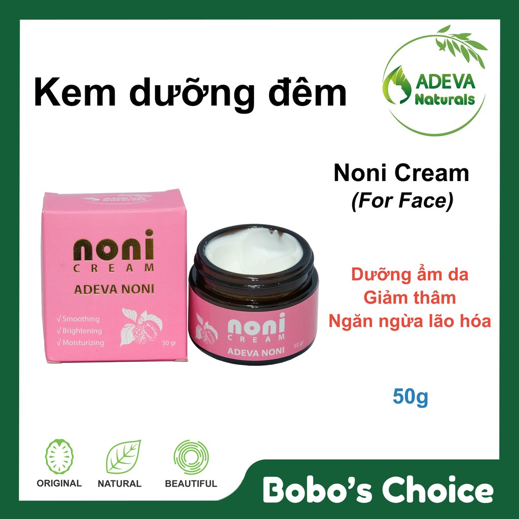 Kem Dưỡng Da Trái Nhàu - Ốc Sên Adeva (Snail Noni Cream) 50 Gram