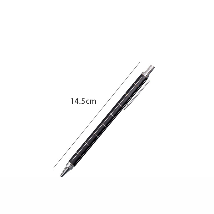 Bút chì bấm kim loại 0.5mm/0.7mm trọng tâm thấp có thể viết liên tục êm tay