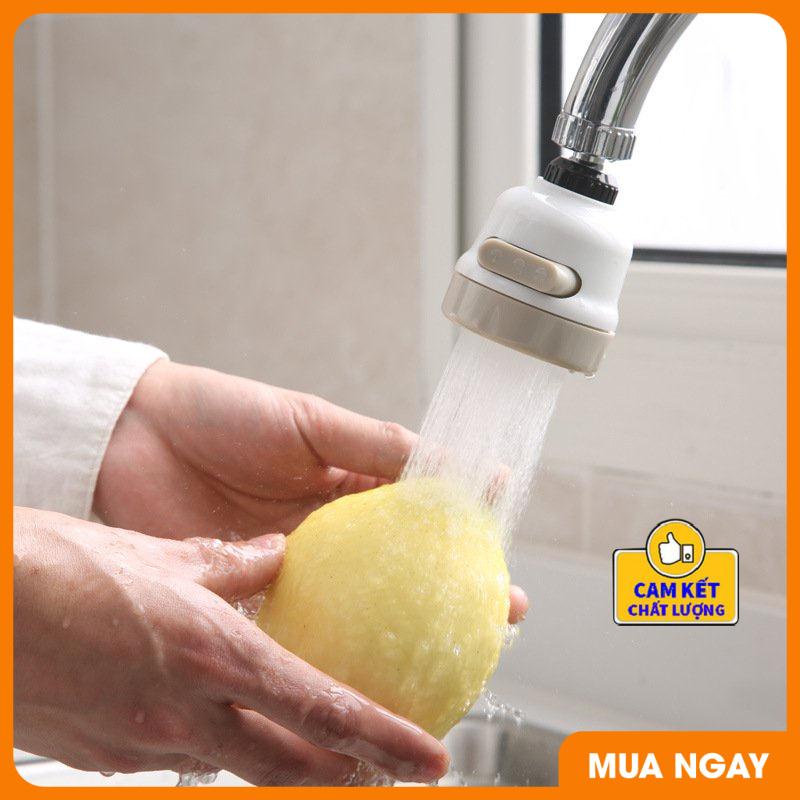 Đầu vòi rửa chén tăng áp cao cấp điều hướng xoay 360 độ và 3 chế độ tùy chỉnh độ nước tiện lợi