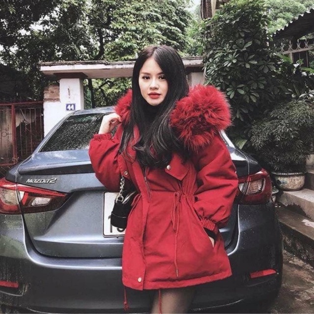 ÁO PARKA ĐỎ HÀNG QC LOẠI 1