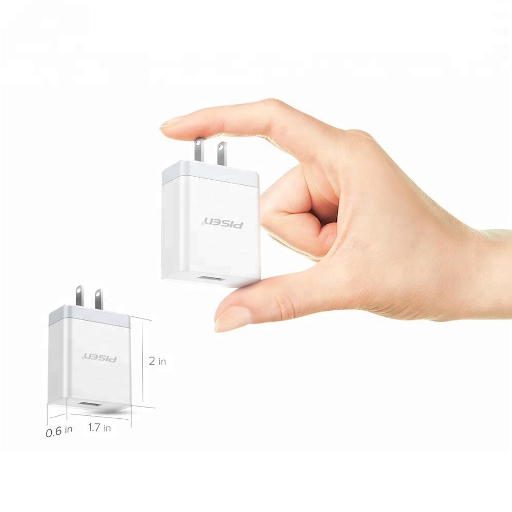 Cốc sạc nhanh Pi Sen TS-C092 hỗ trợ quick charge 3.0 18W (Trắng)