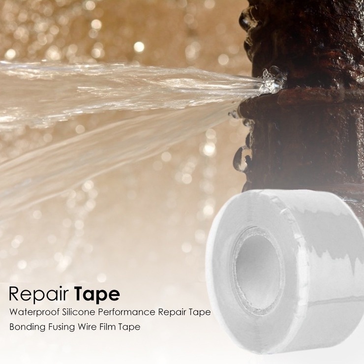 Băng Keo silicone Dán Bịt Kín Ống Nước Chống Rò Rỉ Chống Thấm Nước Tự Dính Dành Cho Nhà Bếp/Phòng Tắm