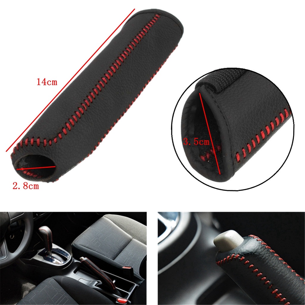 Vỏ Bọc Phanh Tay Bằng Da Thông Dụng Cho Honda city jazz Civic 8th Accord 2004-2011