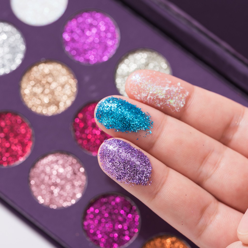 Bảng phấn mắt Pvới 15 màu sắc lấp lánh lâu trôi trang điểm bắt mắt | BigBuy360 - bigbuy360.vn