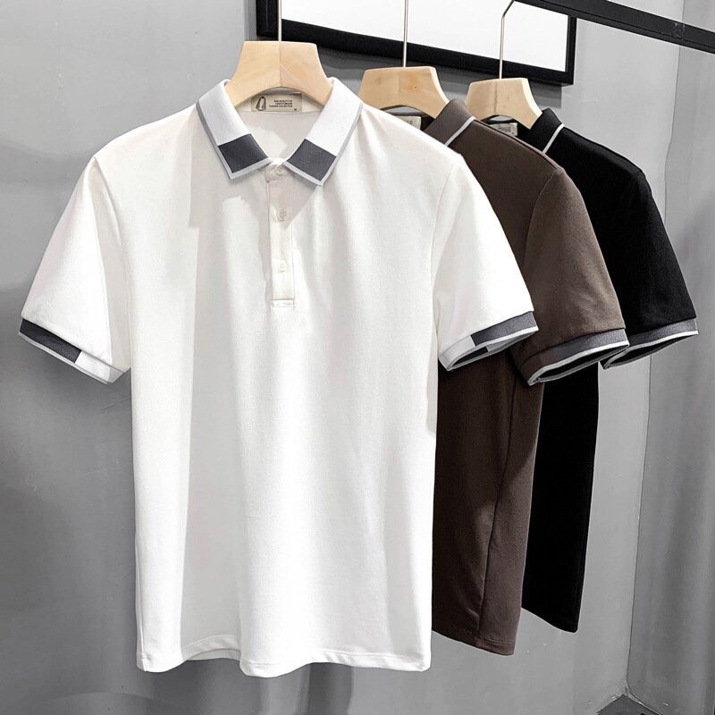 Áo phông polo nam, áo thun nam trơn có cổ chất vải Cotton Cá Sấu dày dặn lên dáng cực chuẩn