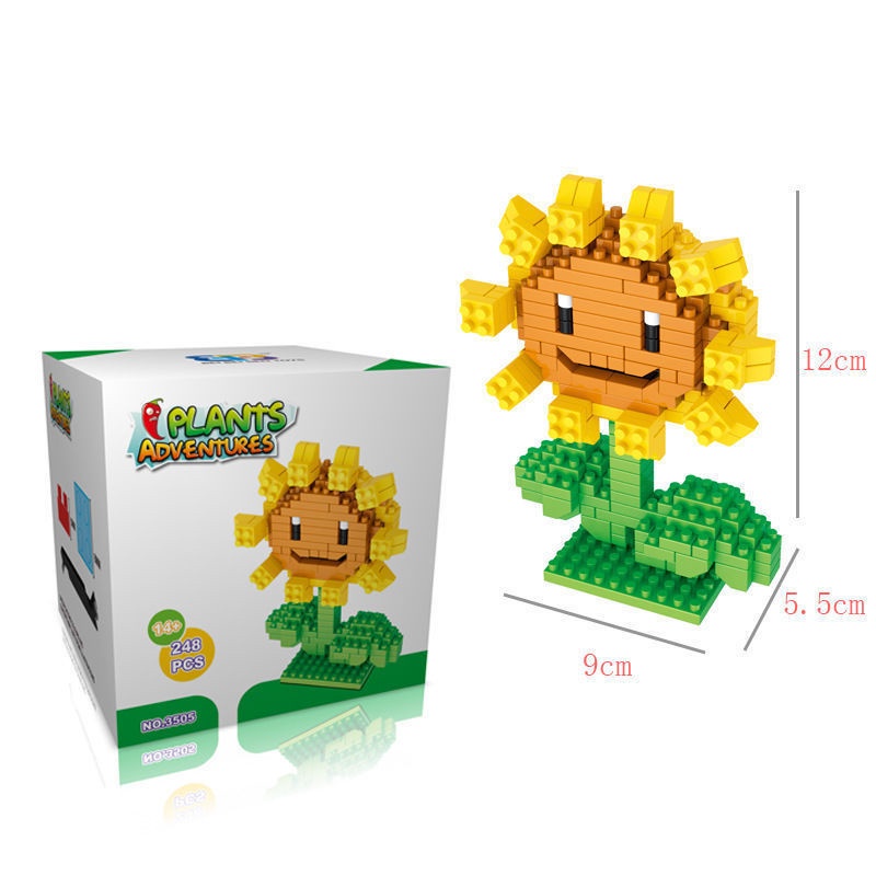 Bộ Đồ Chơi LắP RáP Mô HìNh Plants VS Zombie