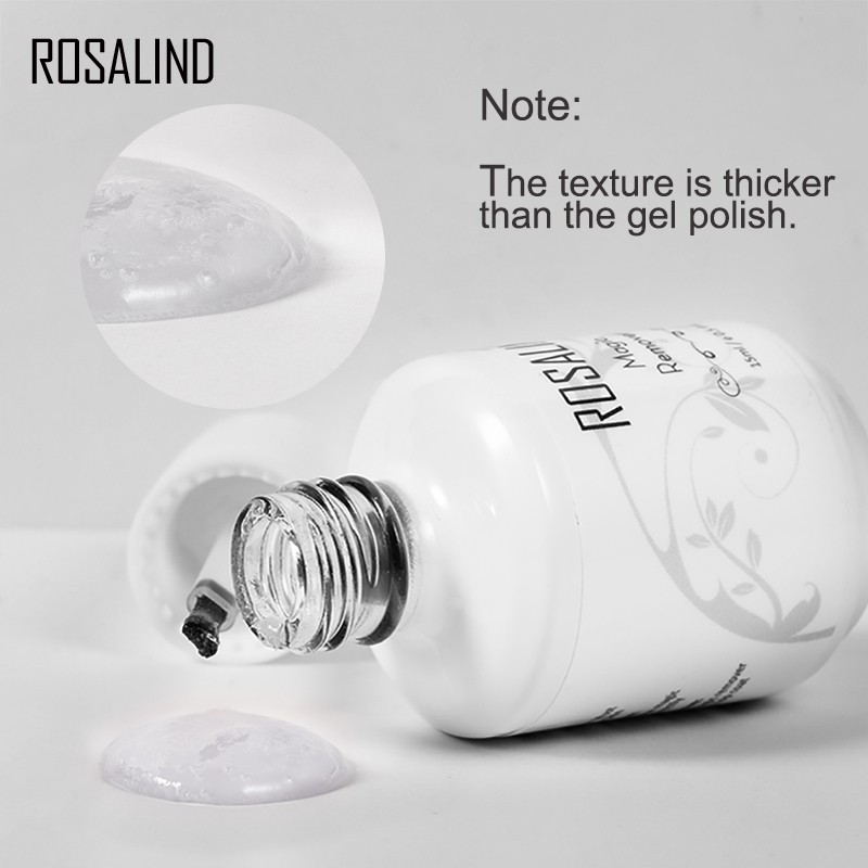 Chai tẩy sơn móng tay ROSALIND cho sơn gel keo móng tay 15ml