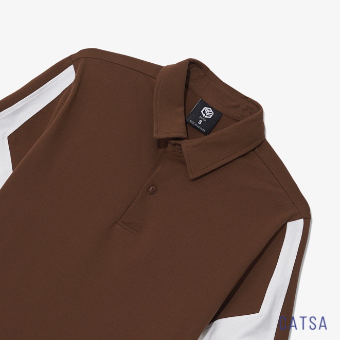 Áo Polo nam cổ bẻ vải thun cotton cao cấp, chuẩn form sang trọng CATSA ATP220