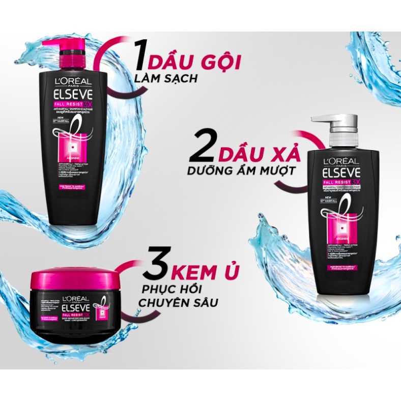 Kem Ủ Ngăn Rụng Tóc L'Oreal Elseve Fall Resist 3X (200ml)