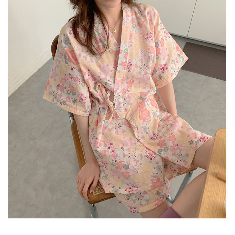 Bộ Pijama Kiểu Kimono Phong Cách Nhật Bản Cho Nữ 200 Mỗi Ngày Eb8L
